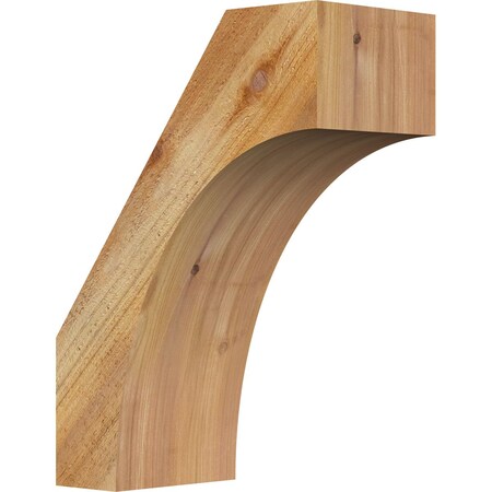 Ekena Millwork 6"W x 12"D x 16"H Westlake Rough Sawn Knee Brace, Western Red Cedar BRC06X12X16WTL00RWR